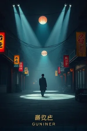 《旧城拾光》老式放映机与胶片盘的竖版封面